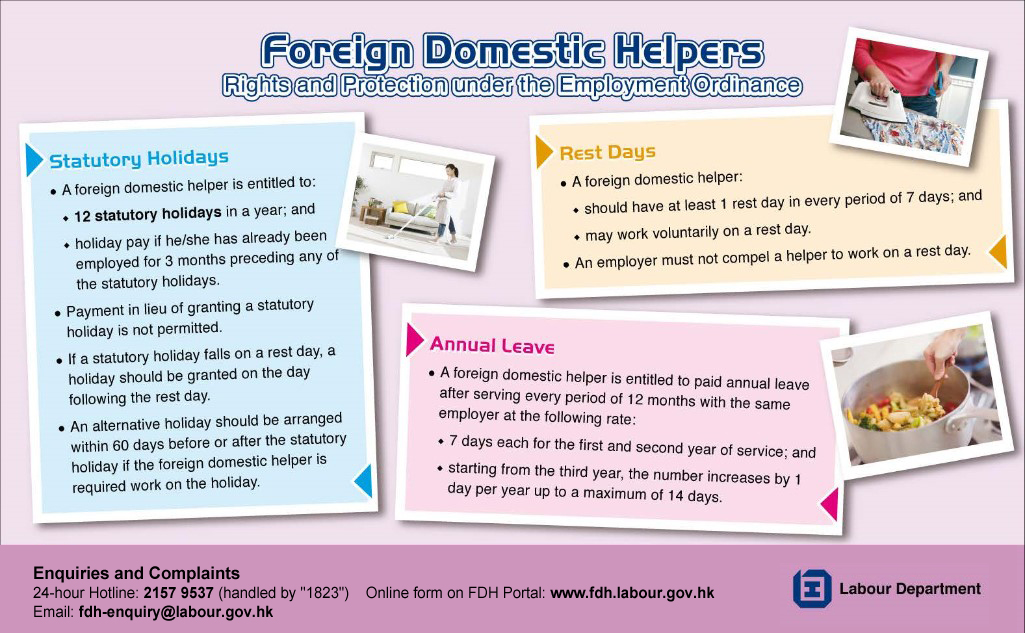 Foreign Domestic Helpers – Rights And Protection Under The Employment ...