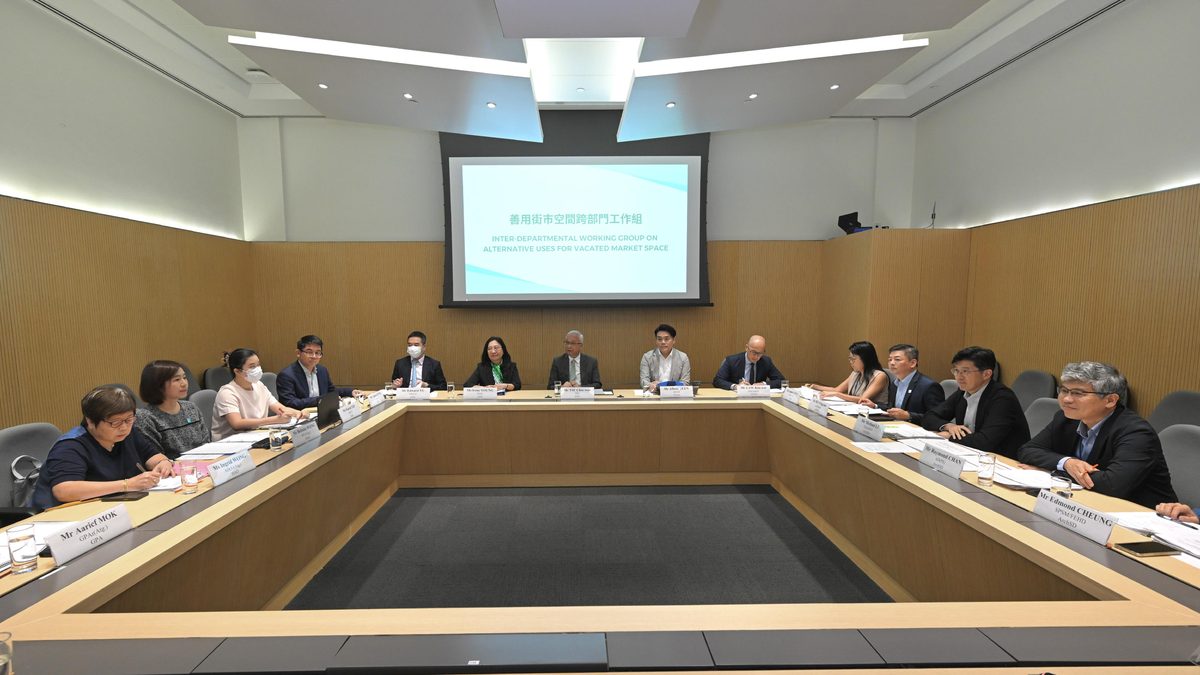 跨部門工作組首議善用街市空間