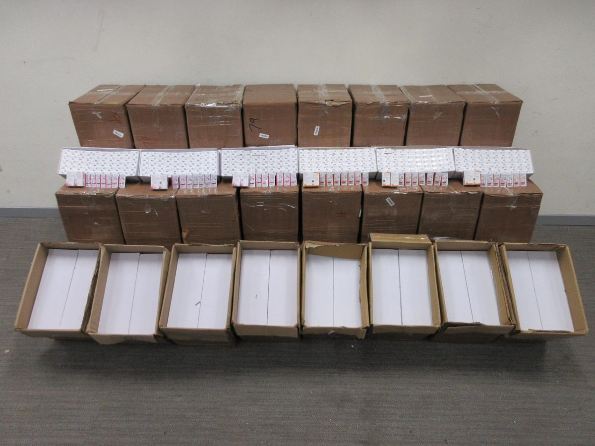 海關破三宗內河船走私澳門案 檢值逾7700萬元物品