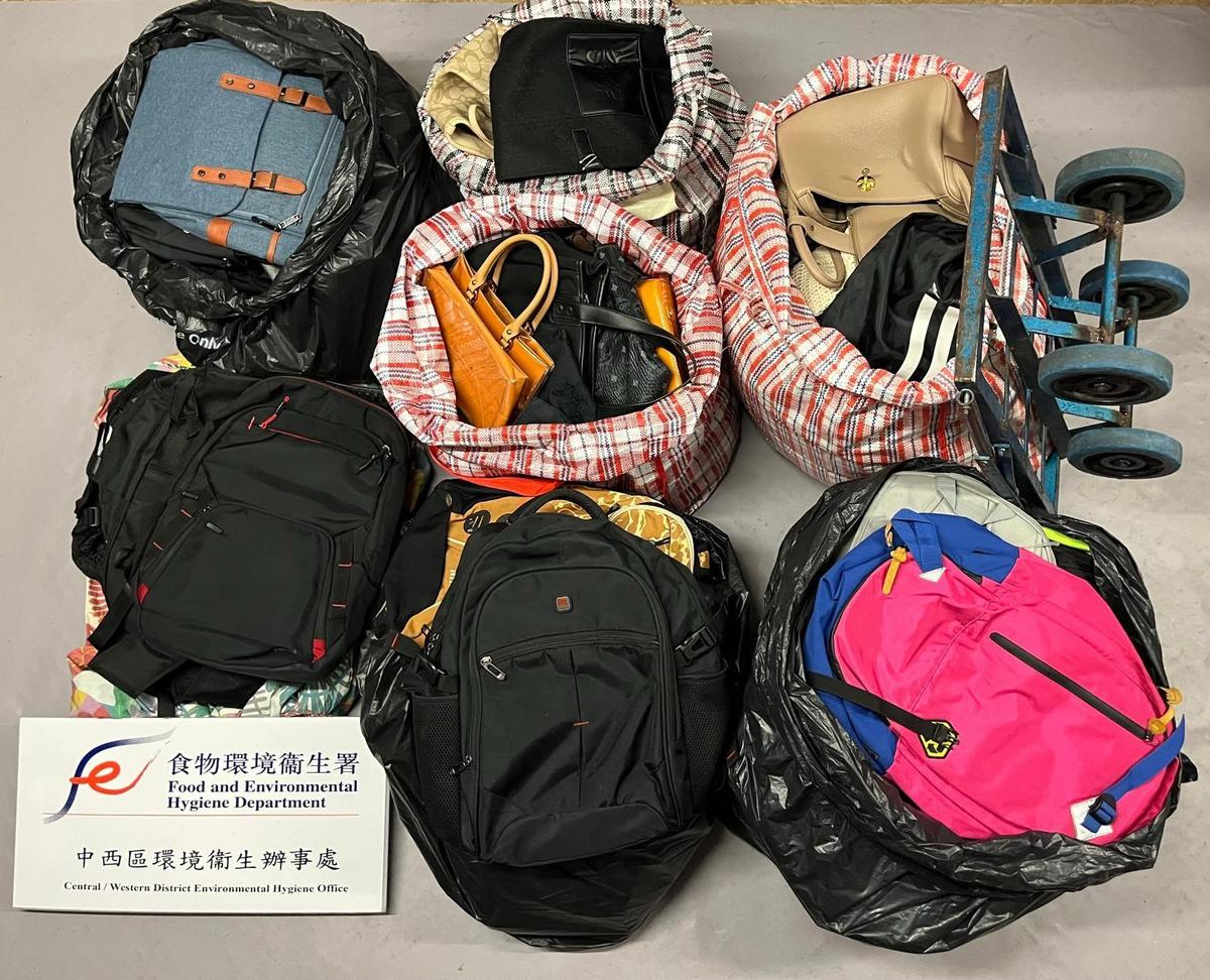 食環署拘九人涉無牌擺賣阻塞通道